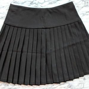 NWT. love...ady Black Pleated Skirt - XS